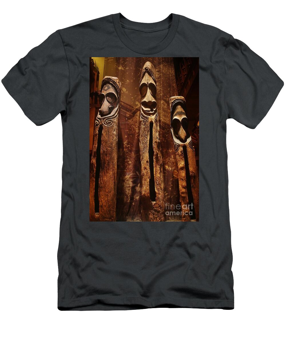 Republic Of Vanuatu T-Shirt featuring the photograph Vanuatu Trio by Craig Wood