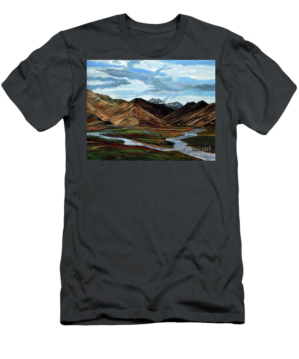 Oil T-Shirt featuring the painting Vast by William Band