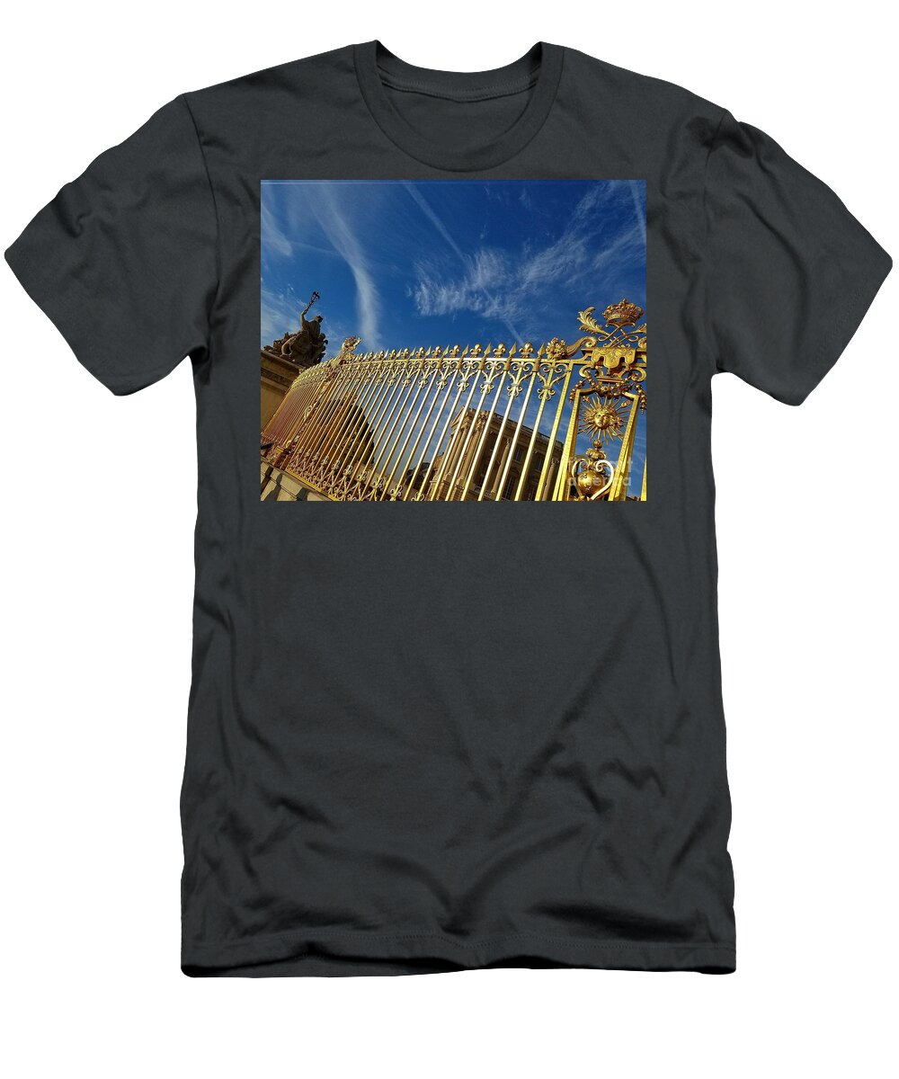 Palace T-Shirt featuring the photograph Versailles Royal Gate by Amy Regenbogen