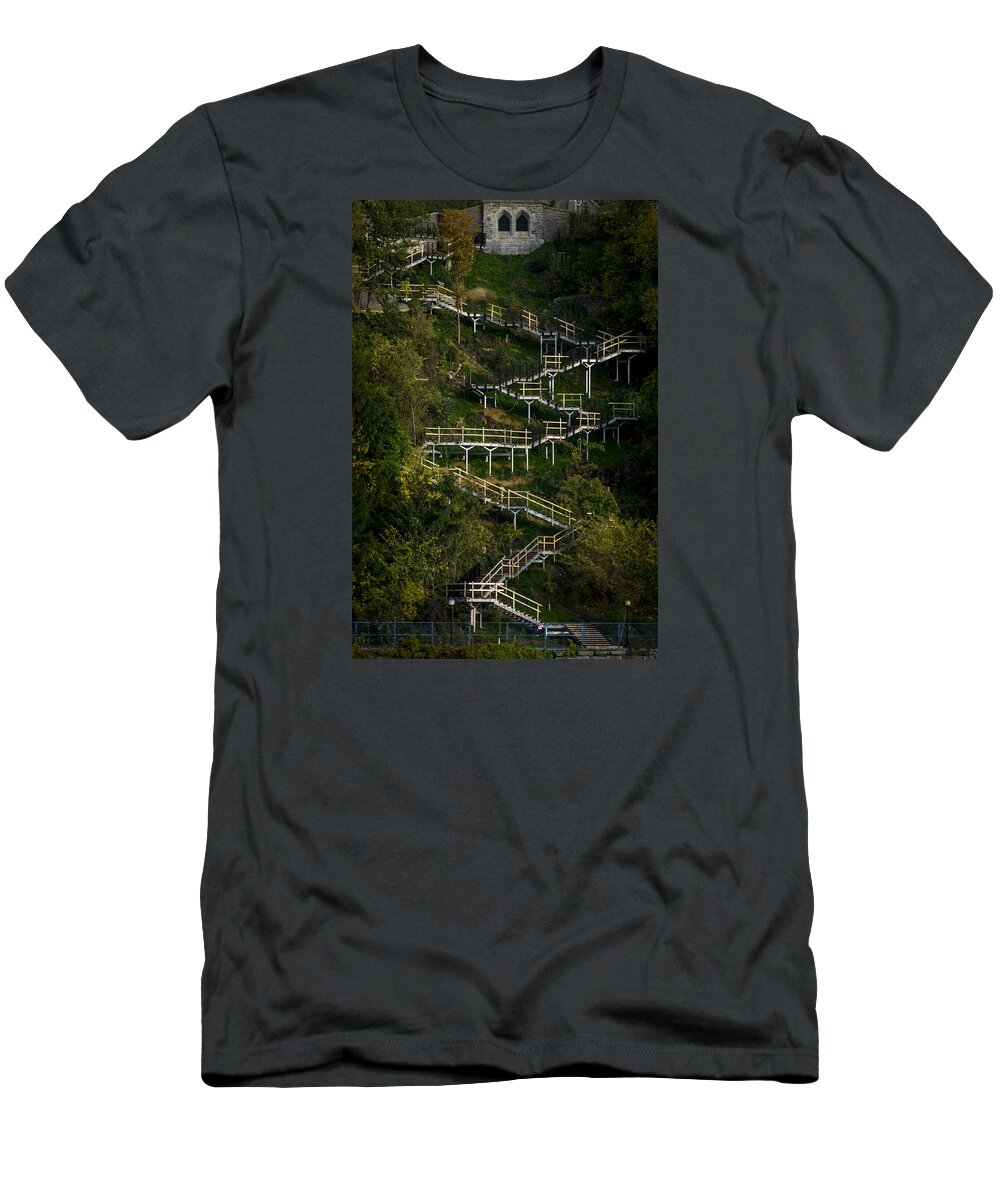Stairs T-Shirt featuring the photograph Vertical Stairs by Celso Bressan