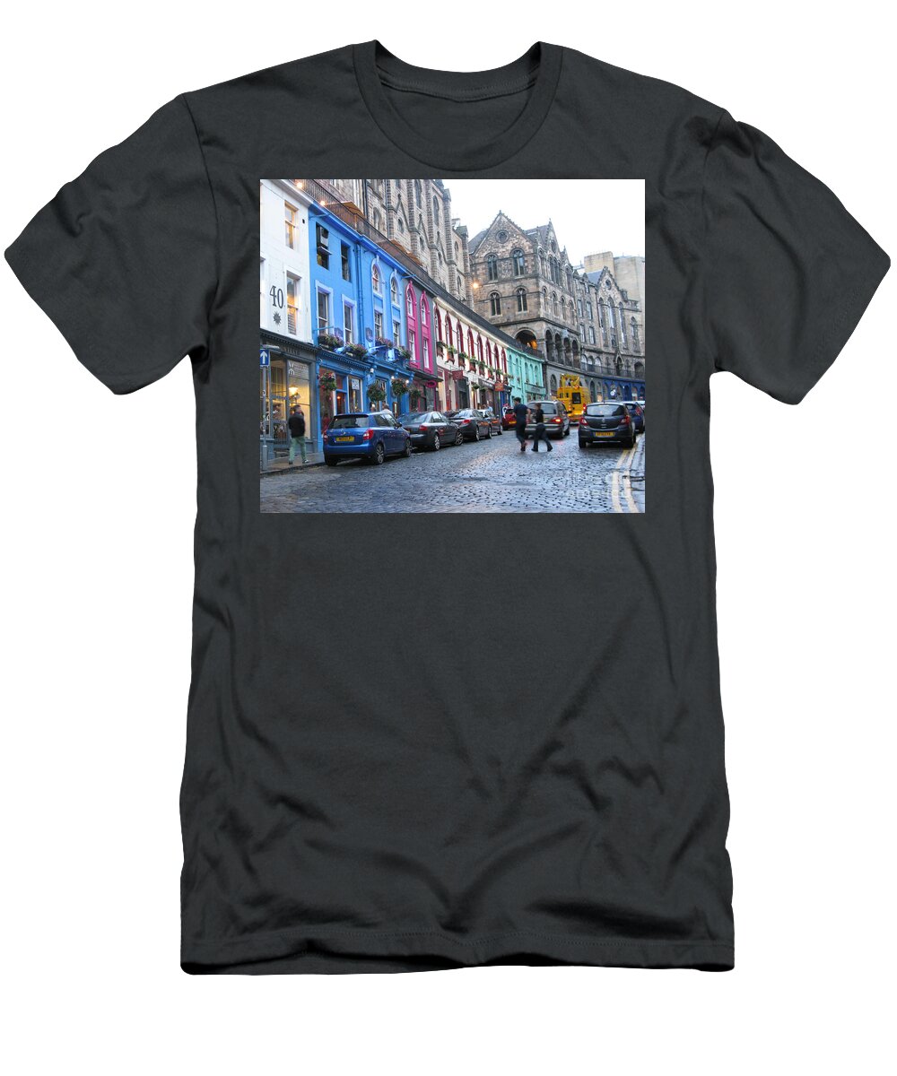 Victoria St T-Shirt featuring the photograph Victoria St by Mini Arora