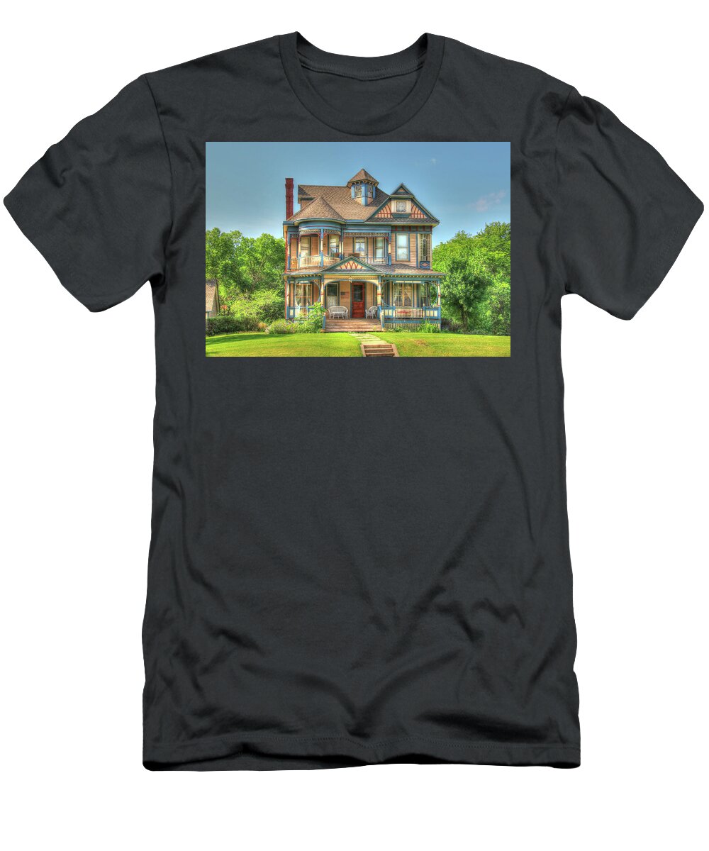 Iowa T-Shirt featuring the photograph Victorian Dream Home by J Laughlin