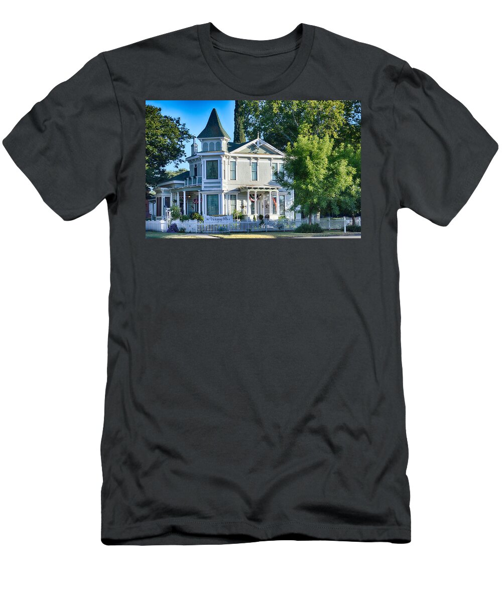 Scenic T-Shirt featuring the photograph Victorian Home by AJ Schibig