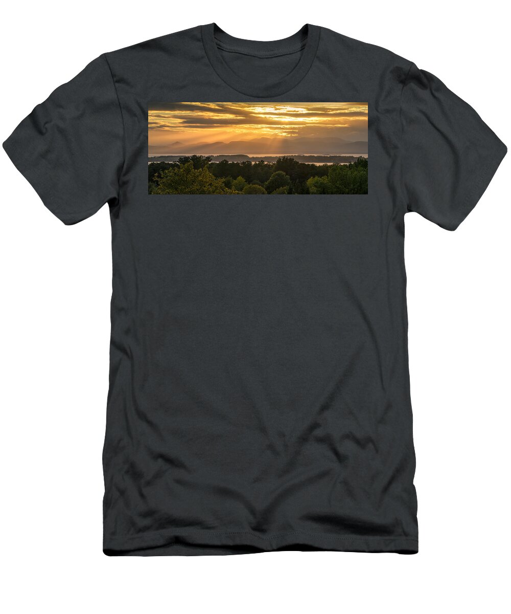 Burlington T-Shirt featuring the photograph View from Overlook Park by Craig Szymanski
