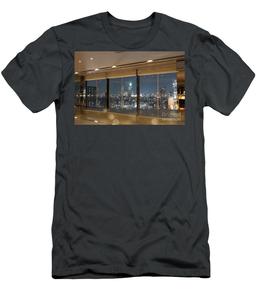 View T-Shirt featuring the photograph View on Tokyo cityscape by Patricia Hofmeester