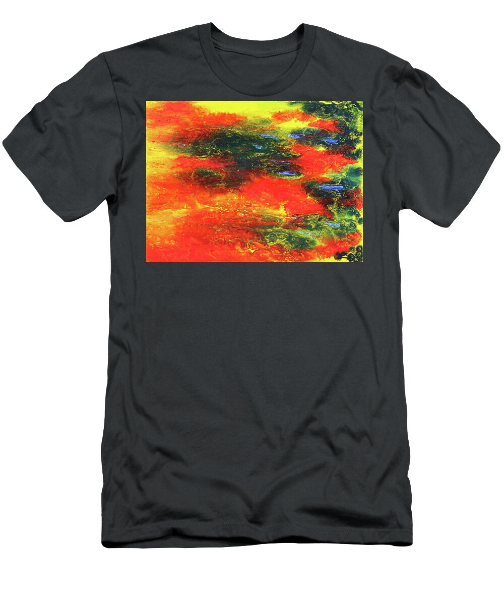 Fusionart T-Shirt featuring the painting Vindicate by Ralph White