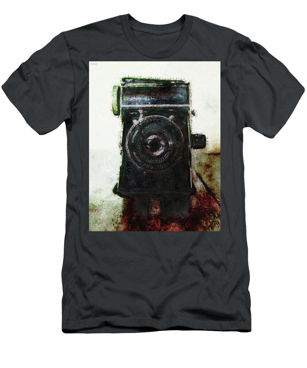 Photography T-Shirt featuring the photograph Vintage Camera by Phil Perkins