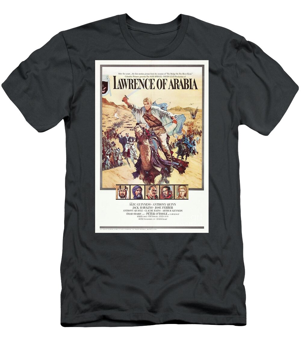 Vejnavn Snavs støbt Vintage Classic Movie Posters, Lawrence of Arabia T-Shirt by Esoterica Art  Agency - Fine Art America