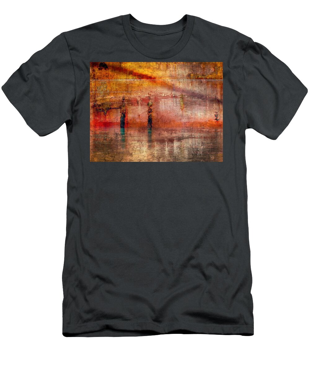 Abstract T-Shirt featuring the photograph Waiting by Marcia Lee Jones