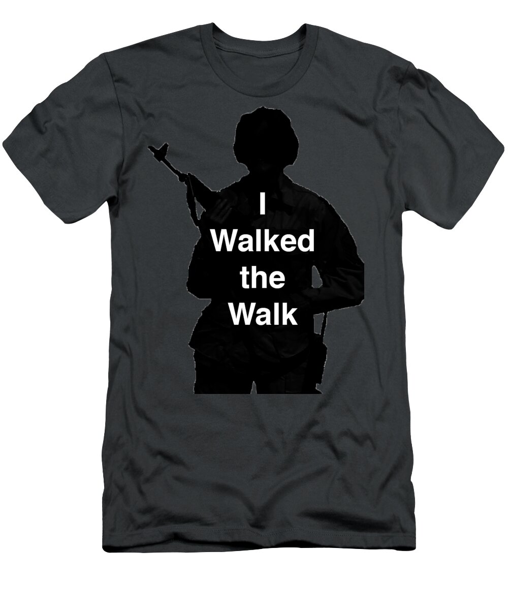Female T-Shirt featuring the photograph Walk the Walk by Melany Sarafis