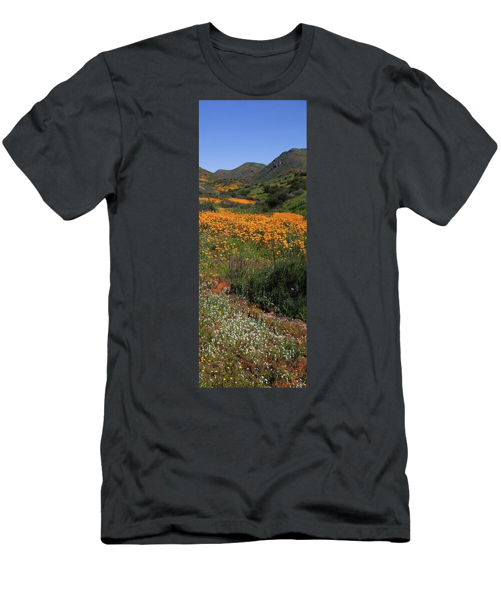 Poppies T-Shirt featuring the photograph Walker Canyon Poppies by Cliff Wassmann