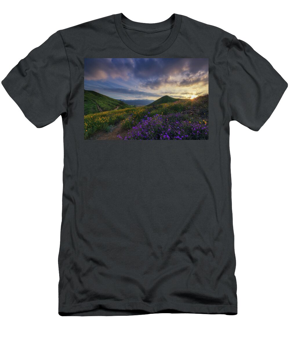 California T-Shirt featuring the photograph Walker Canyon by Tassanee Angiolillo