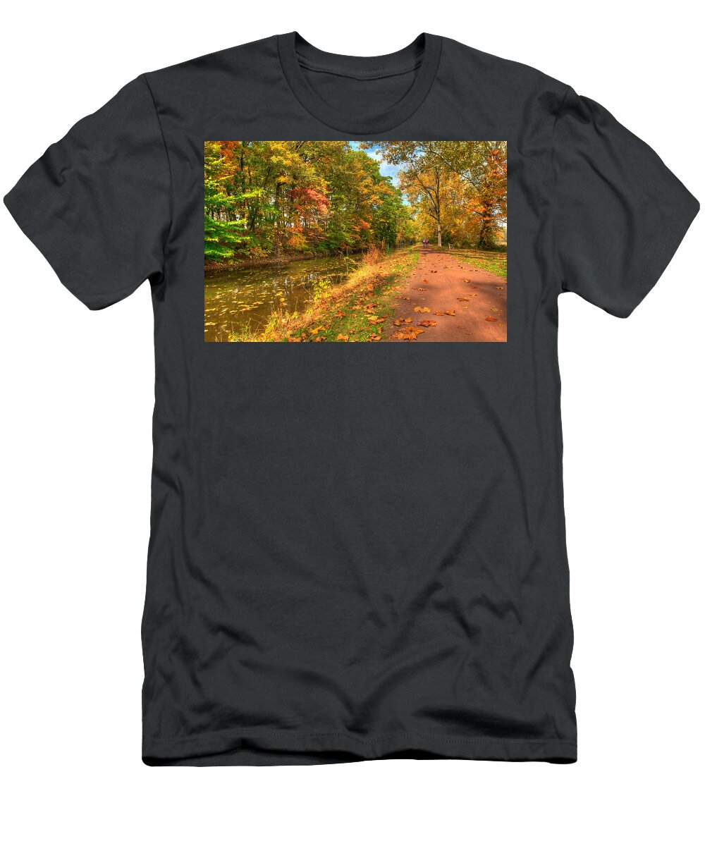 Washington Crossing T-Shirt featuring the photograph Washington Crossing Park by William Jobes