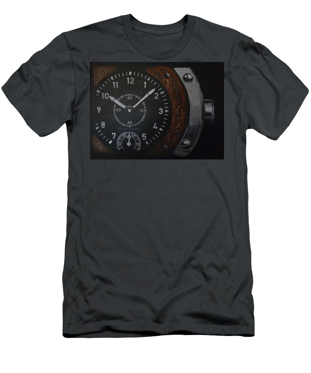 Watch T-Shirt featuring the painting Watch by Richard Le Page