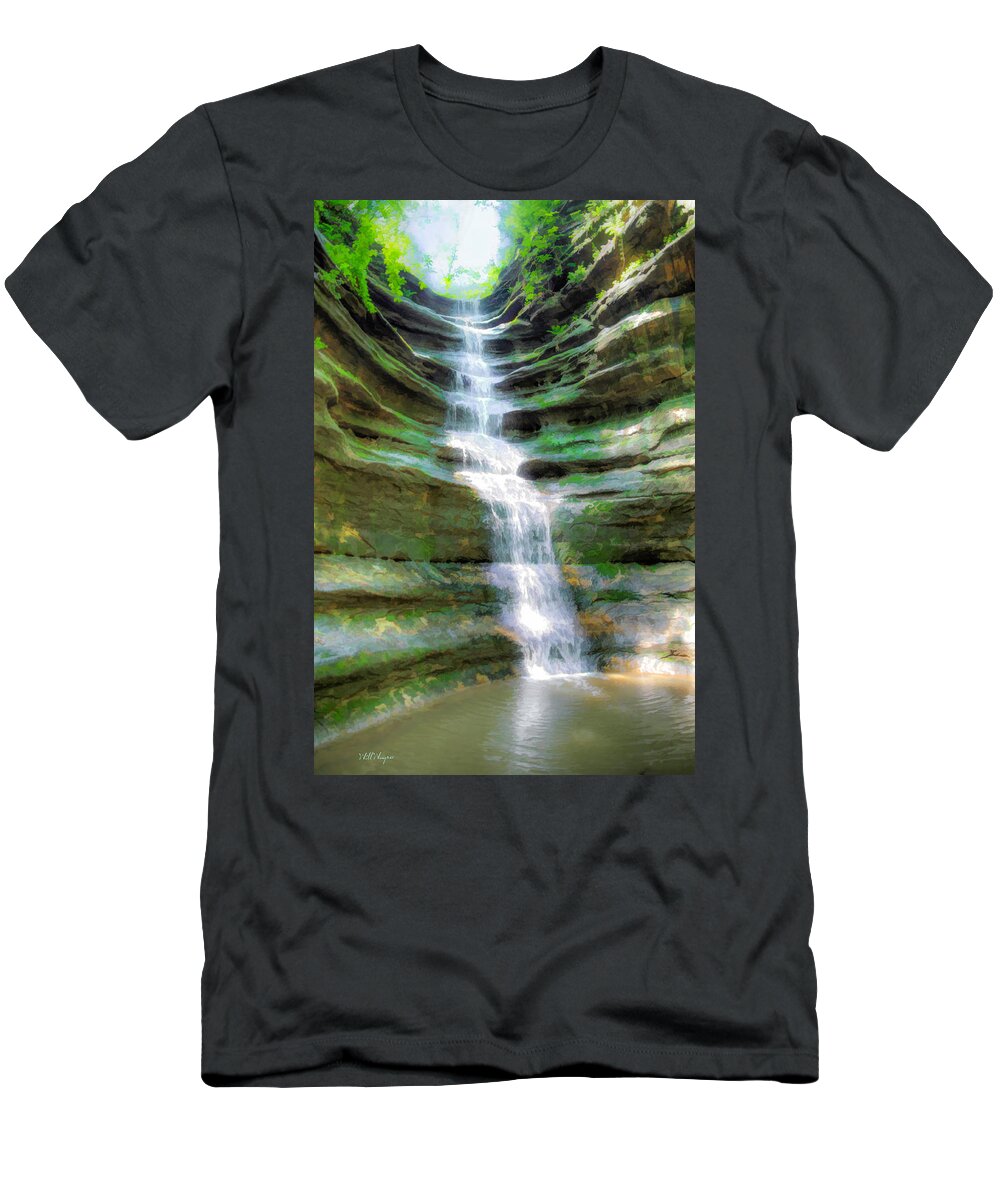 Chicago T-Shirt featuring the photograph Water Steps by Will Wagner