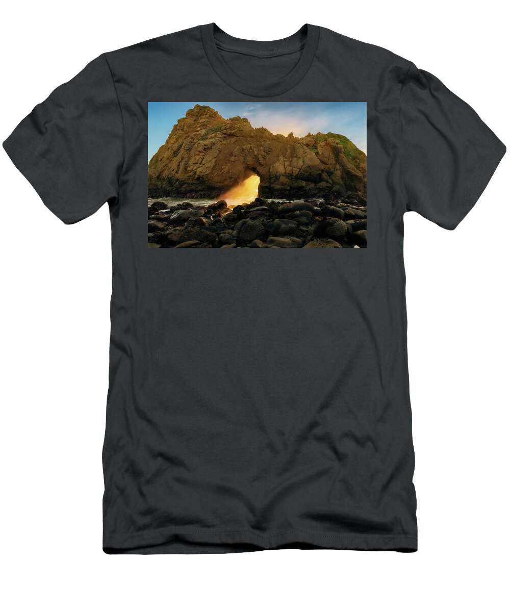 Af Zoom 24-70mm F/2.8g T-Shirt featuring the photograph Wedge of Light by John Hight