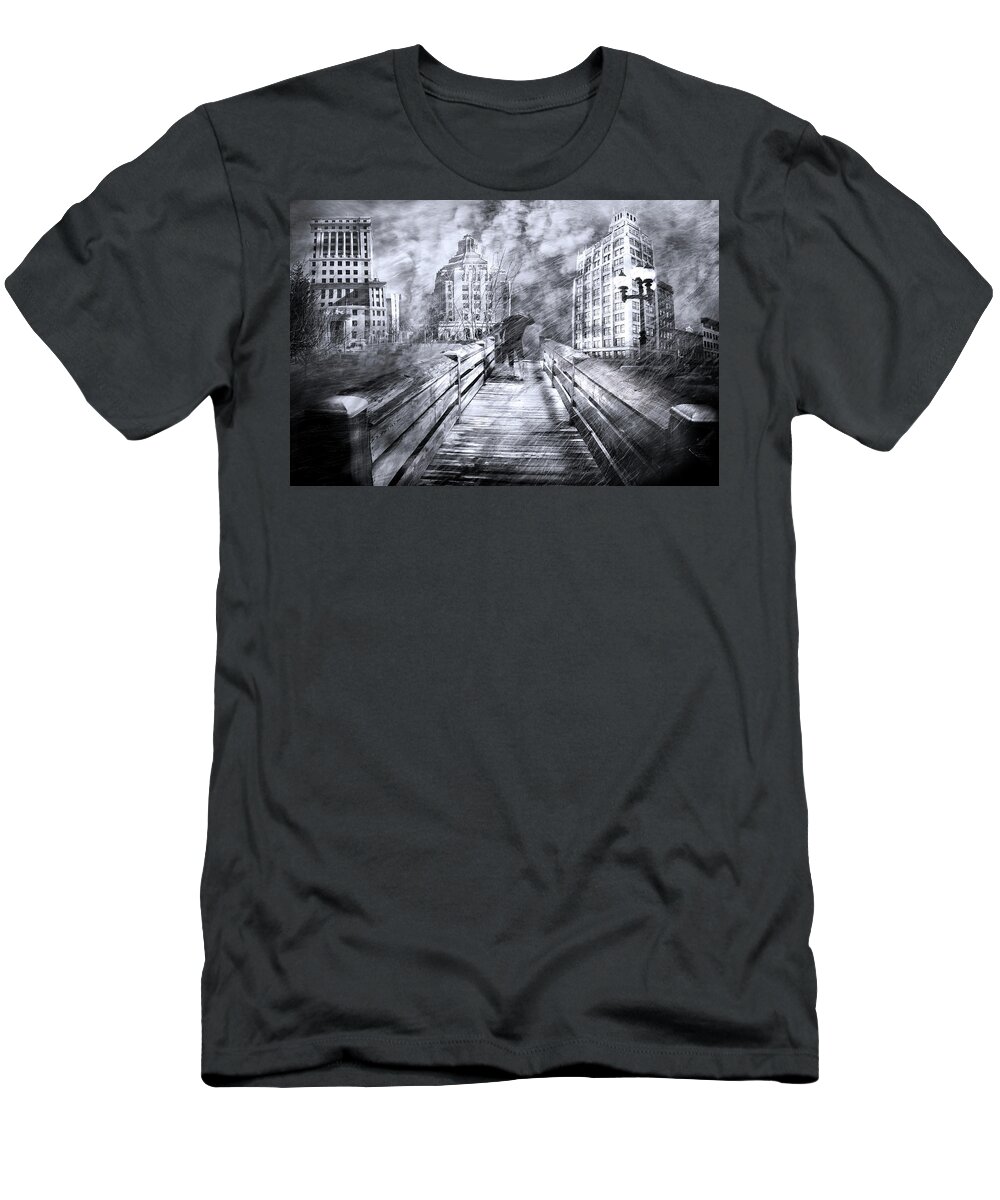 Asheville T-Shirt featuring the photograph Welcome to Artsy Asheville by Gray Artus