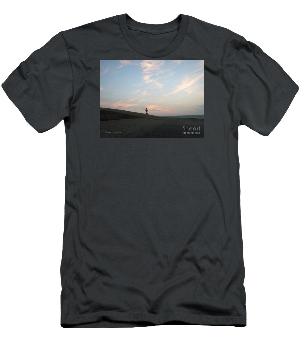Light House T-Shirt featuring the photograph West Kapelle Light 1 by Lainie Wrightson
