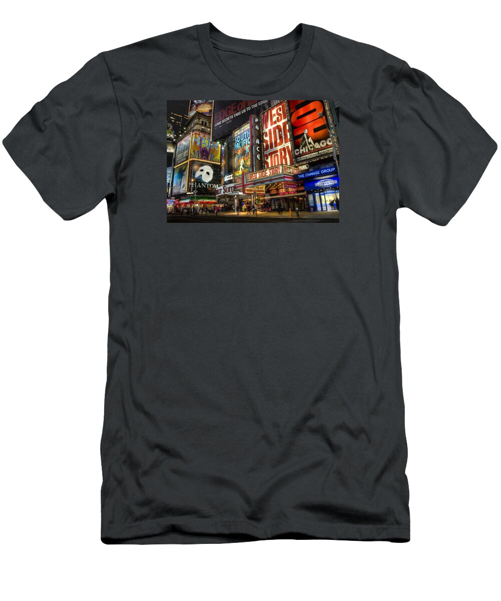 Featured New York T-Shirt featuring the photograph West Side Story by Randy Lemoine