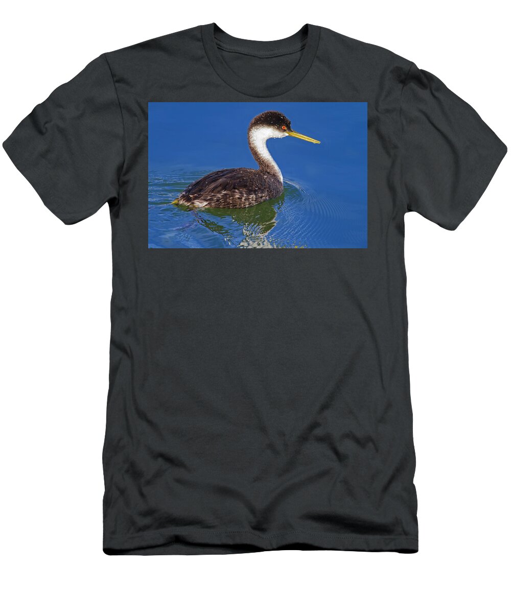 Mark Miller Photos T-Shirt featuring the photograph Western Grebe by Mark Miller