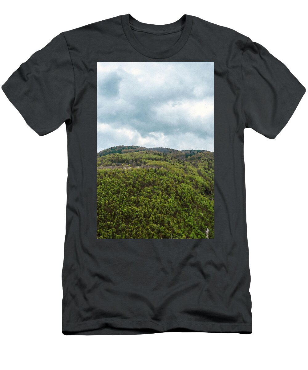 Panorama T-Shirt featuring the photograph Whispers of Nature - 07 by AM FineArtPrints