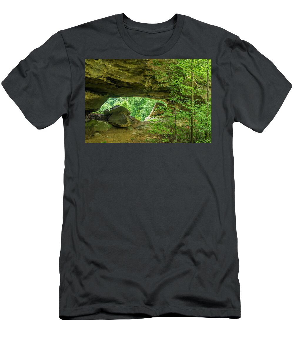 Mill Creek Lake T-Shirt featuring the photograph White Branch Arch by Ulrich Burkhalter