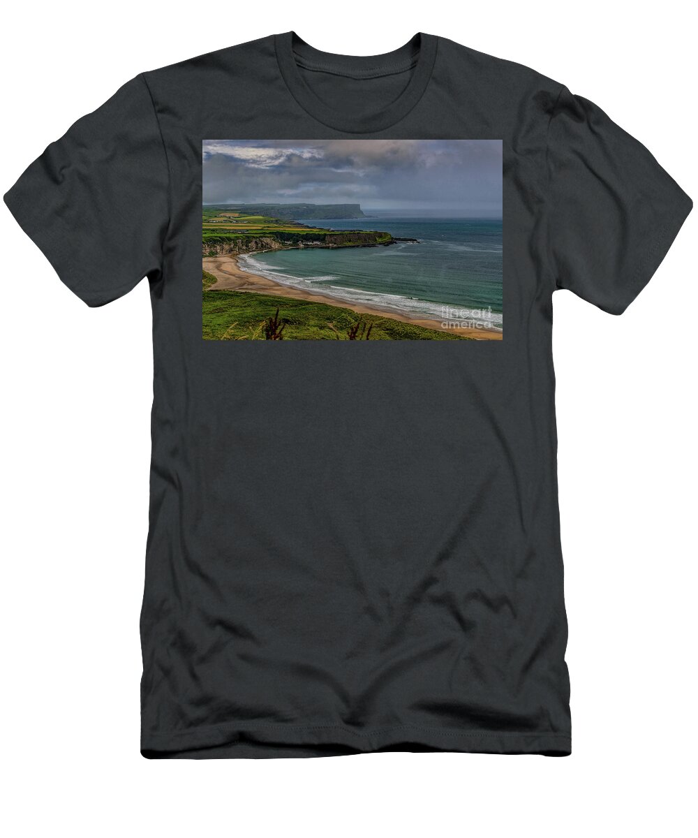 Coast T-Shirt featuring the photograph White Park Bay by Elvis Vaughn