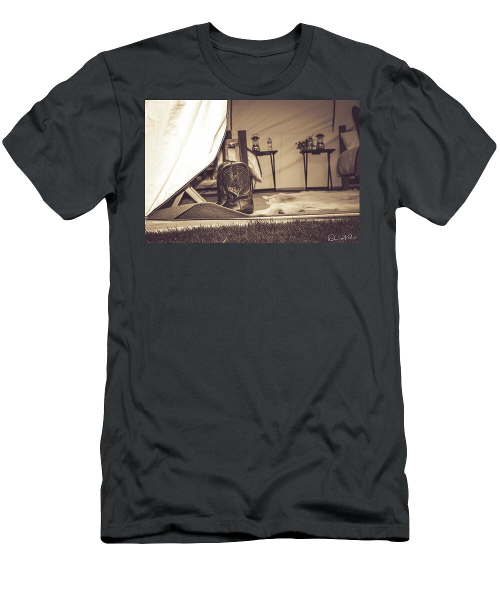 Classic T-Shirt featuring the photograph Wild West Wears by Dennis Dempsie