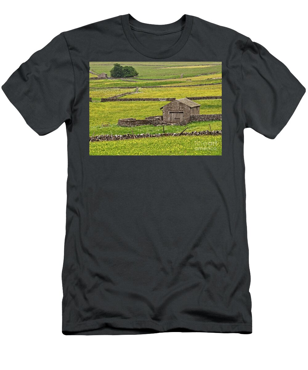 Buttercups T-Shirt featuring the photograph Wildflower Meadows by Martyn Arnold