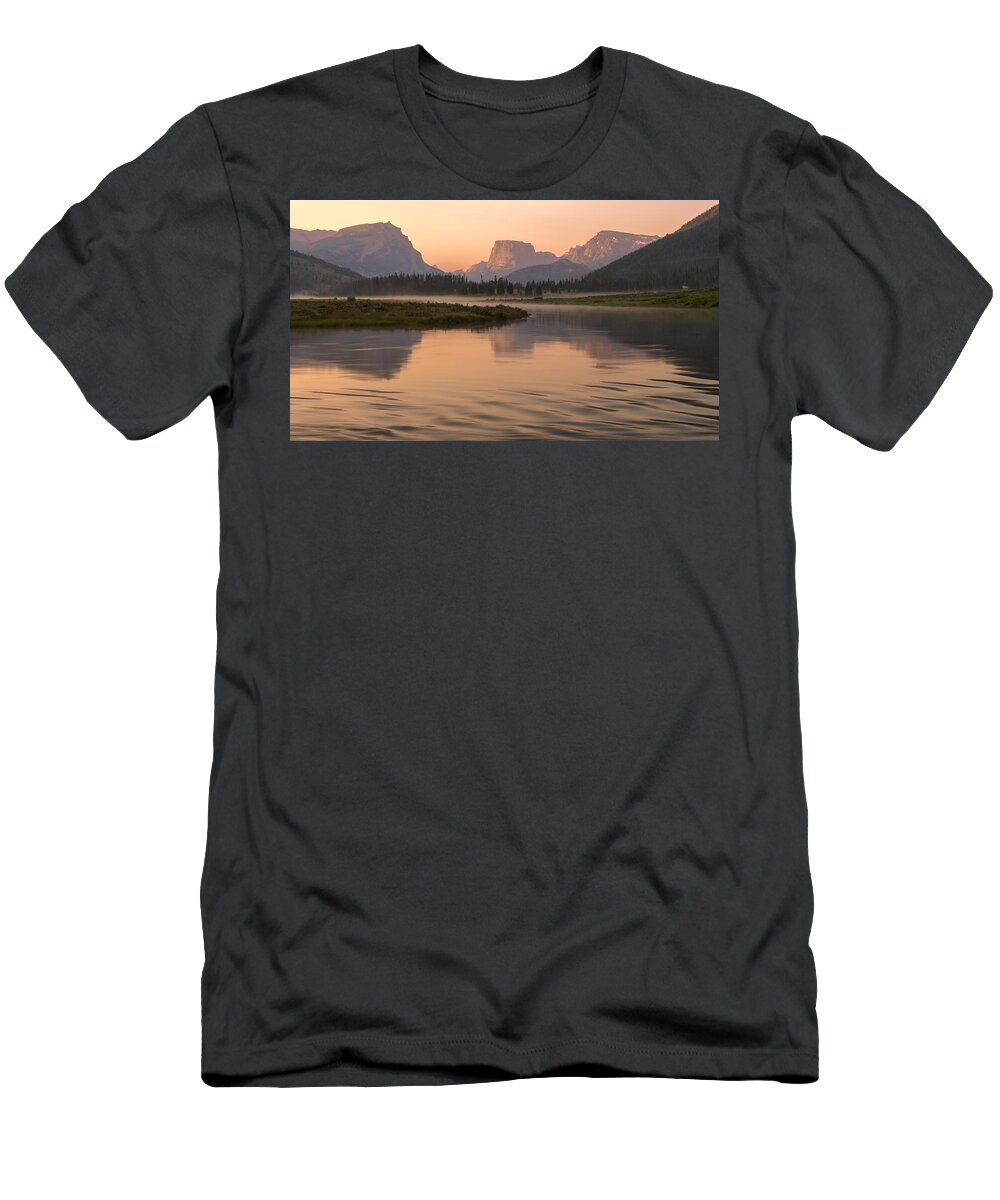 Wyoming T-Shirt featuring the photograph Wind River Dawn by Dustin LeFevre