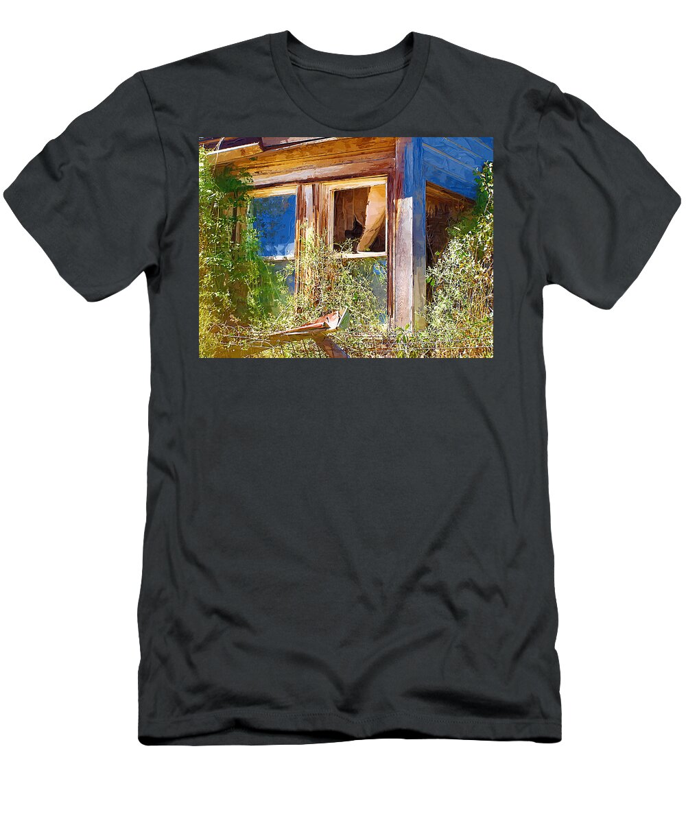 Window T-Shirt featuring the photograph Window 2 by Susan Kinney