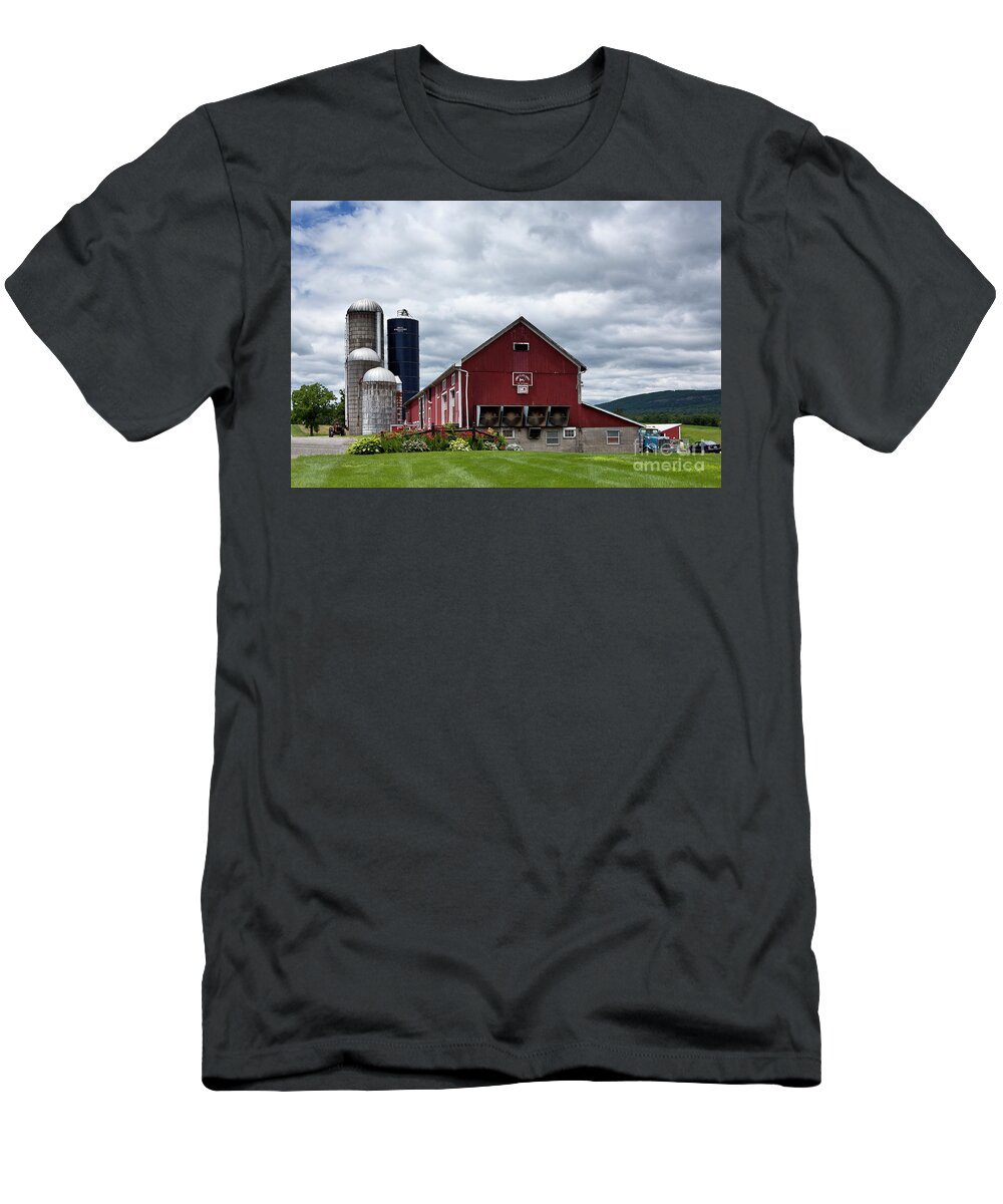 Barn T-Shirt featuring the photograph Windy Flats by Nicki McManus