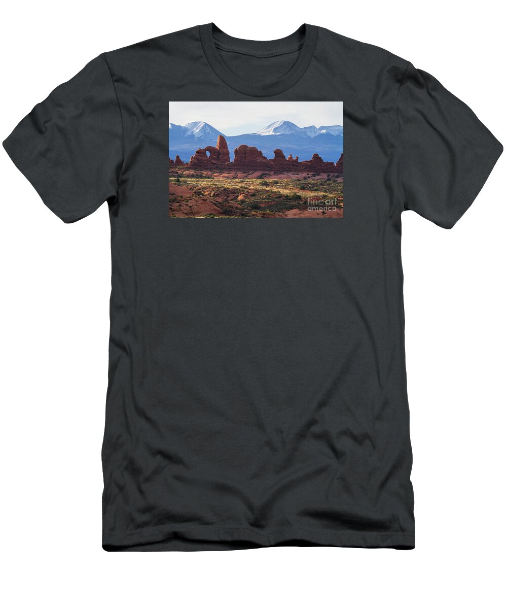 Utah T-Shirt featuring the photograph Wing Window by Jim Garrison