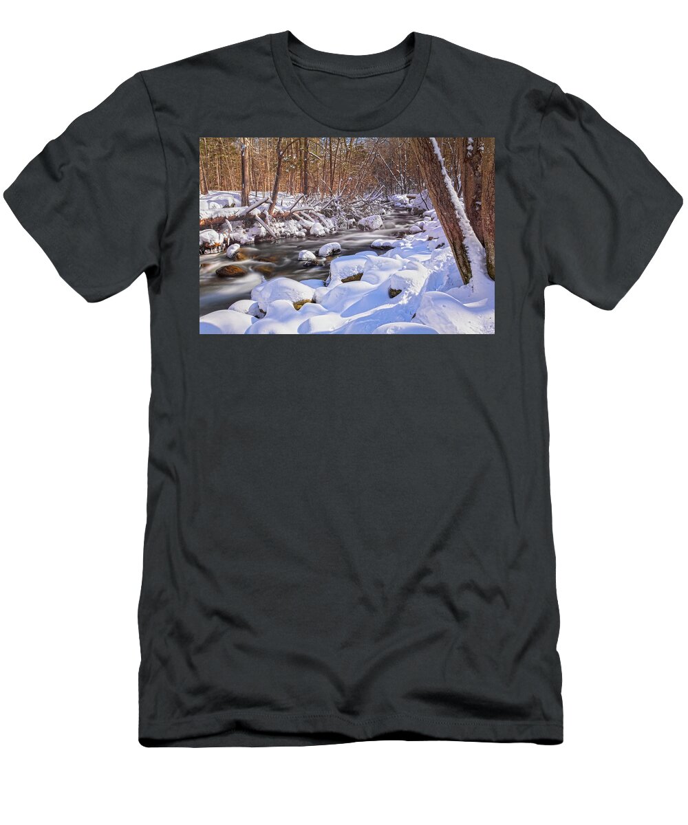 Winter T-Shirt featuring the photograph Winter Crisp by Angelo Marcialis