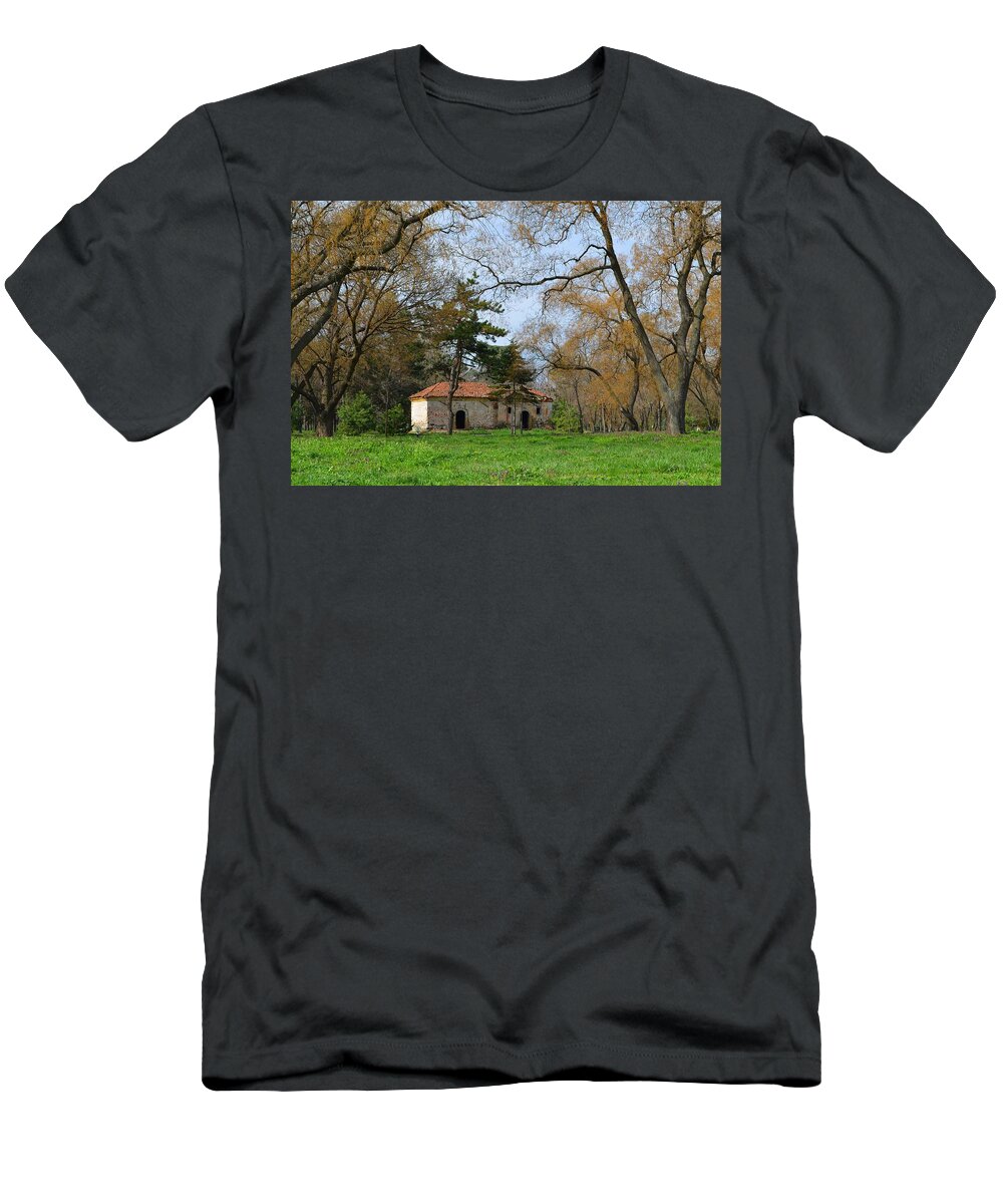 Forest T-Shirt featuring the photograph Winter is gone by Rumiana Nikolova