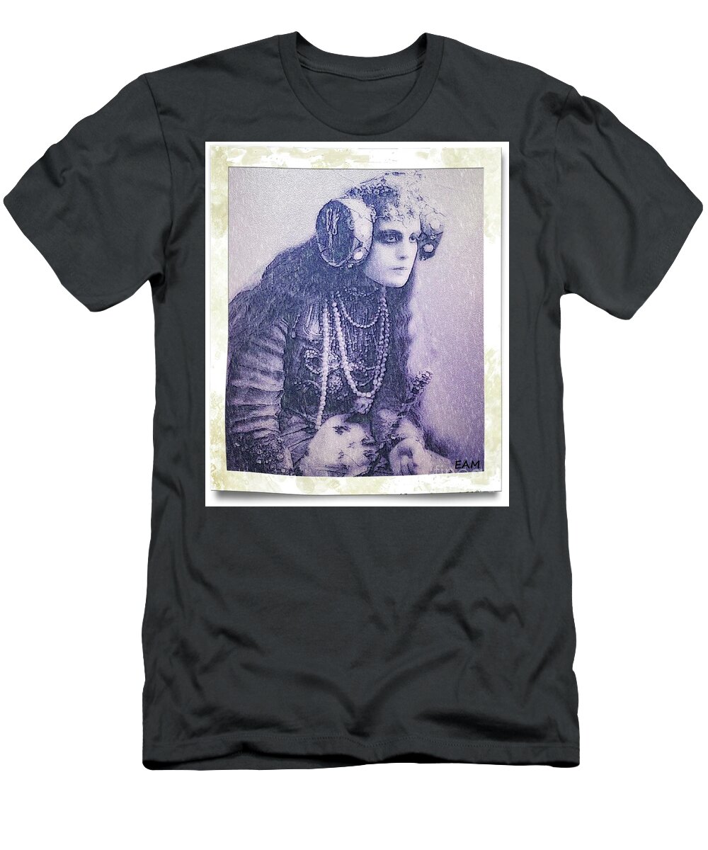 Winter Madness T-Shirt featuring the digital art Winter Madness by Elizabeth McTaggart