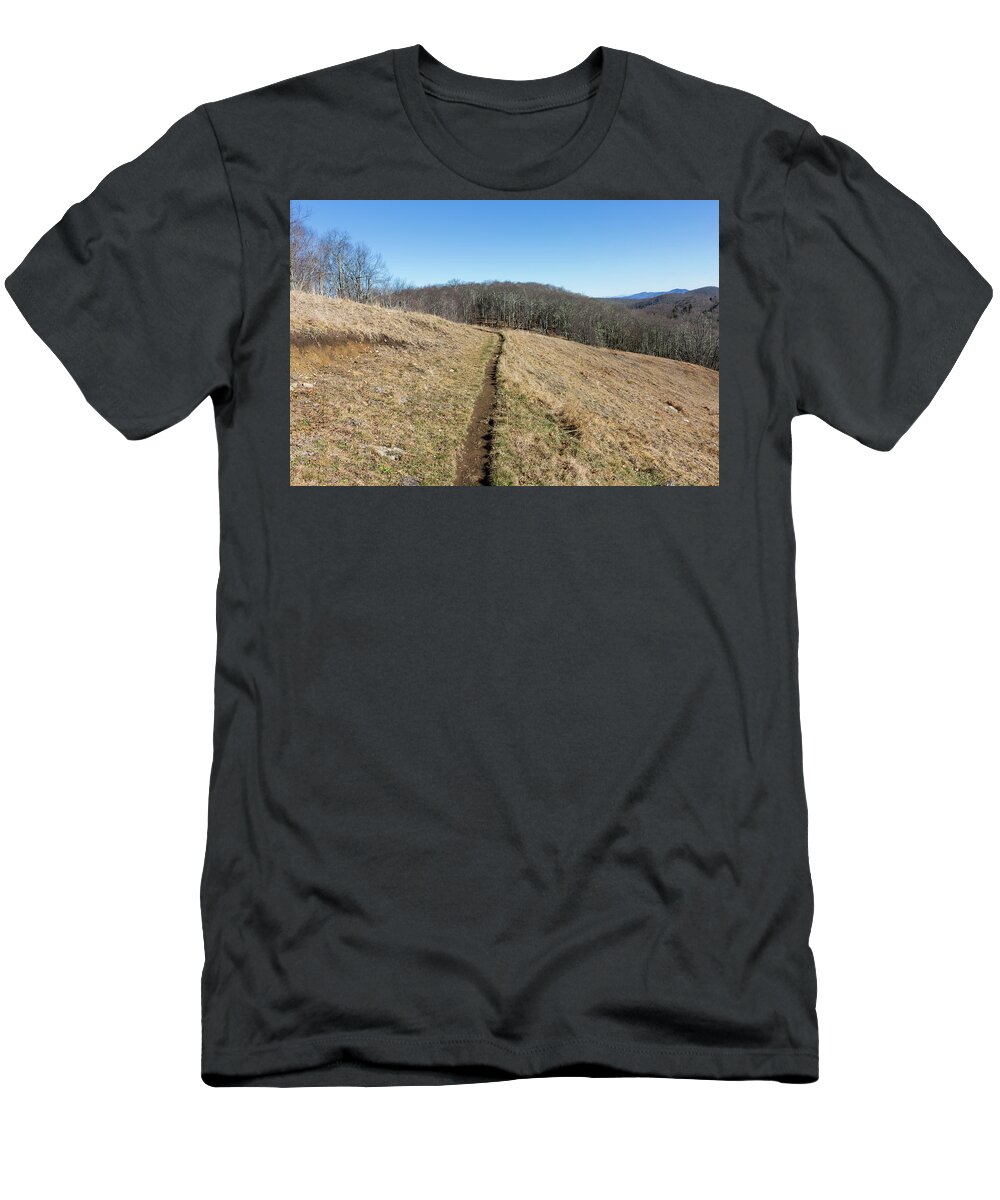 Empty T-Shirt featuring the photograph Winter Trail - December 7, 2016 by D K Wall