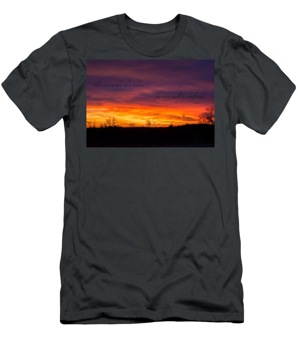 Landscape T-Shirt featuring the photograph Finding Some Comfort Within The Clouds by Holden The Moment