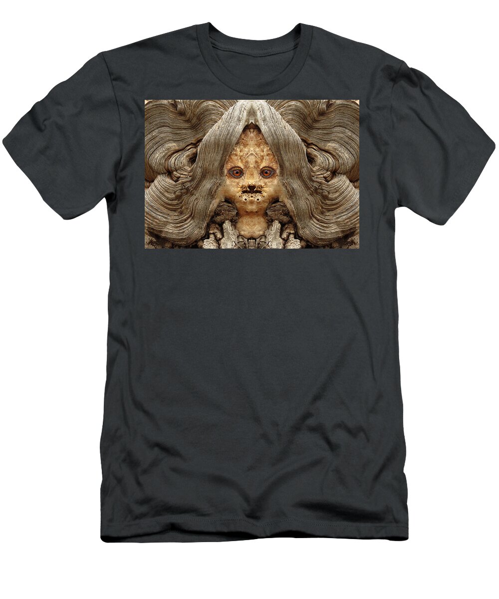 Wood T-Shirt featuring the digital art Woody 85 by Rick Mosher