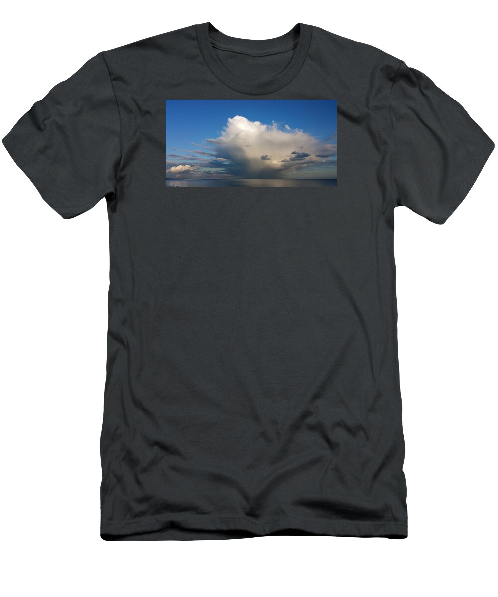 Cloud T-Shirt featuring the photograph Worthing Cloudscape1 by John Topman