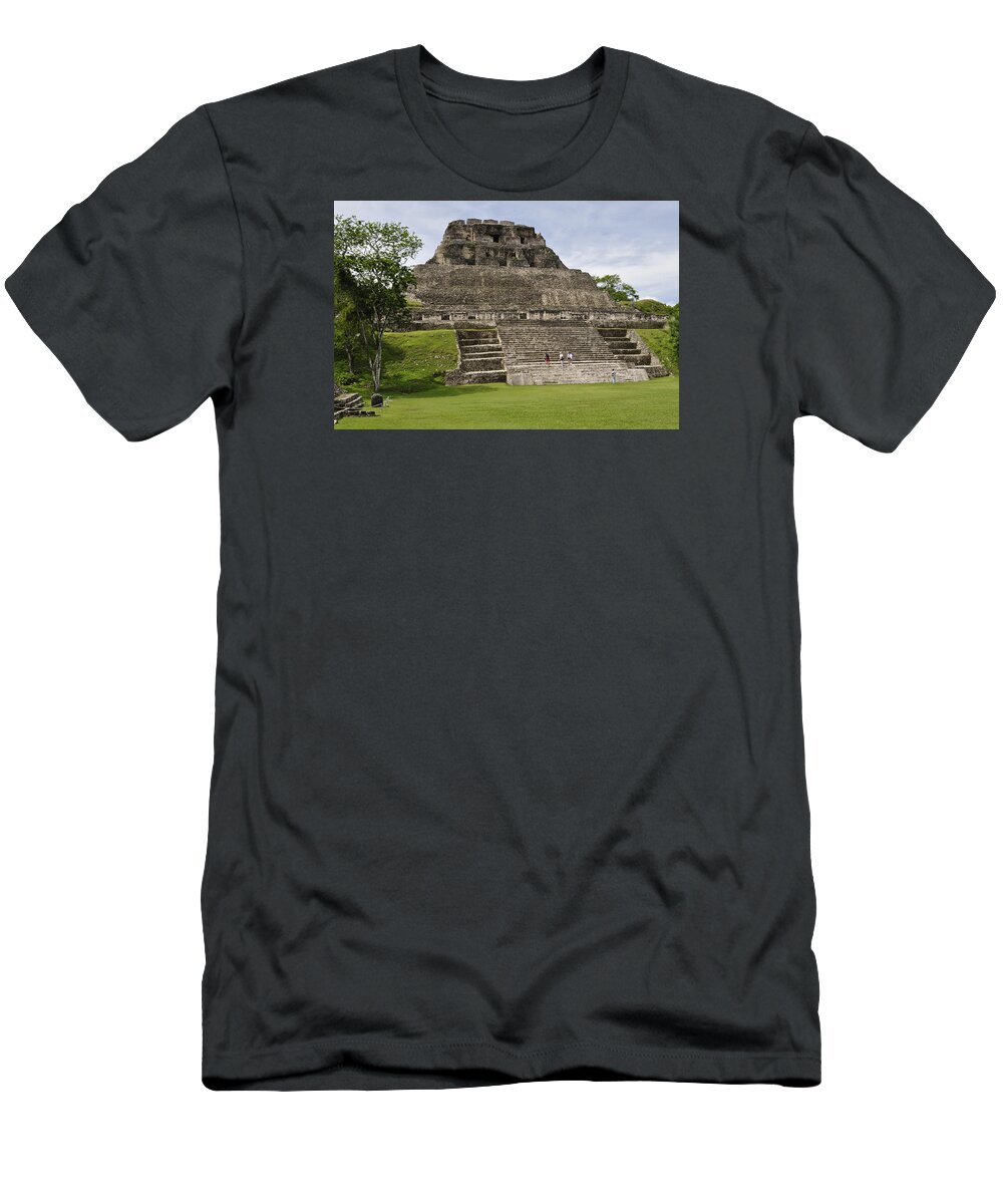 Xunantunich T-Shirt featuring the photograph Xunantunich  by Glenn Gordon