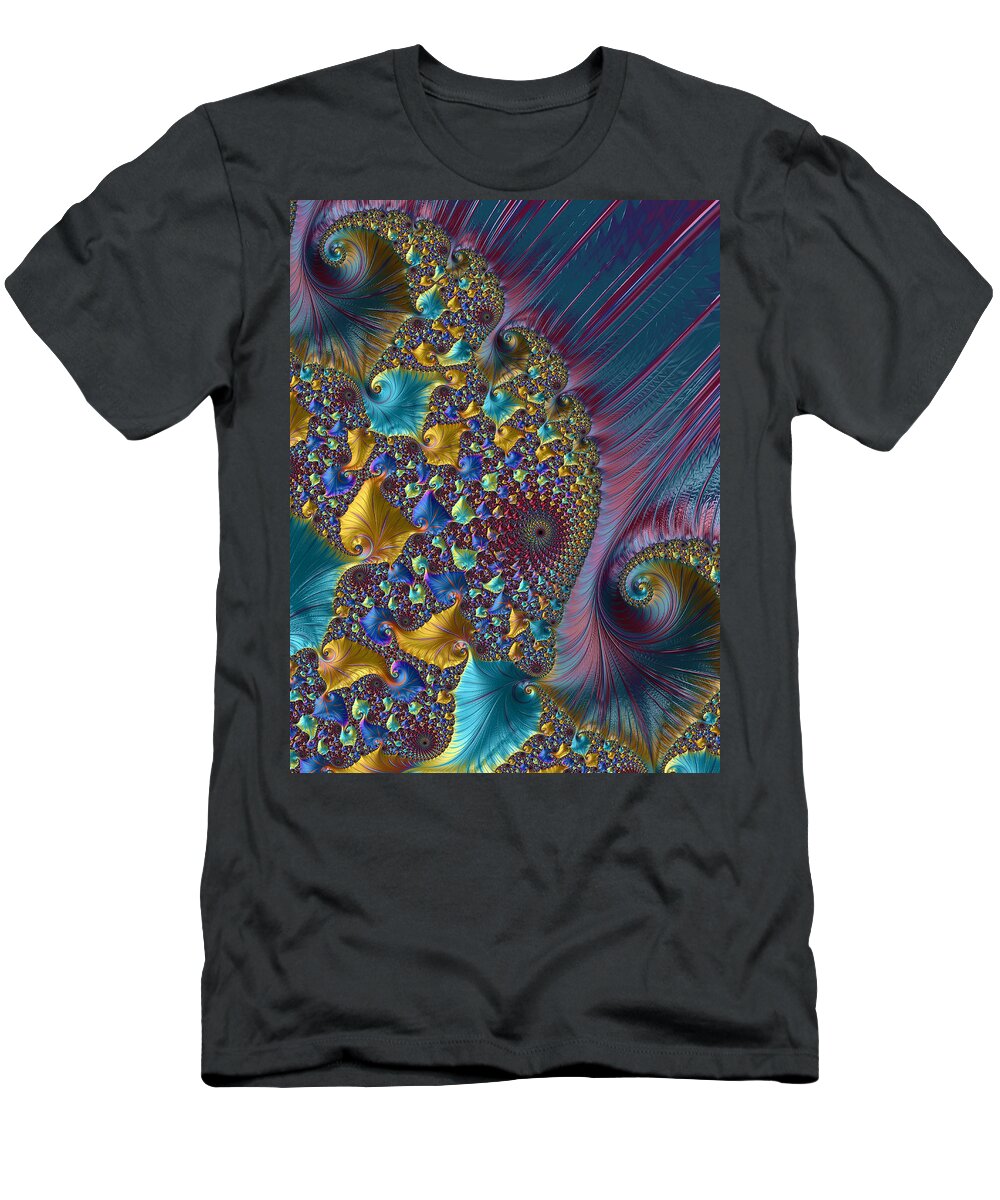 Dragon T-Shirt featuring the digital art Year of the Dragon by Angela Weddle