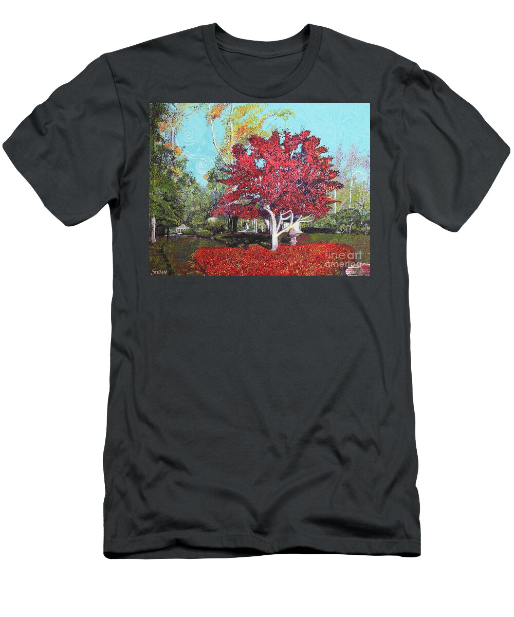 Tree T-Shirt featuring the painting You Are My Heart by Stefan Duncan