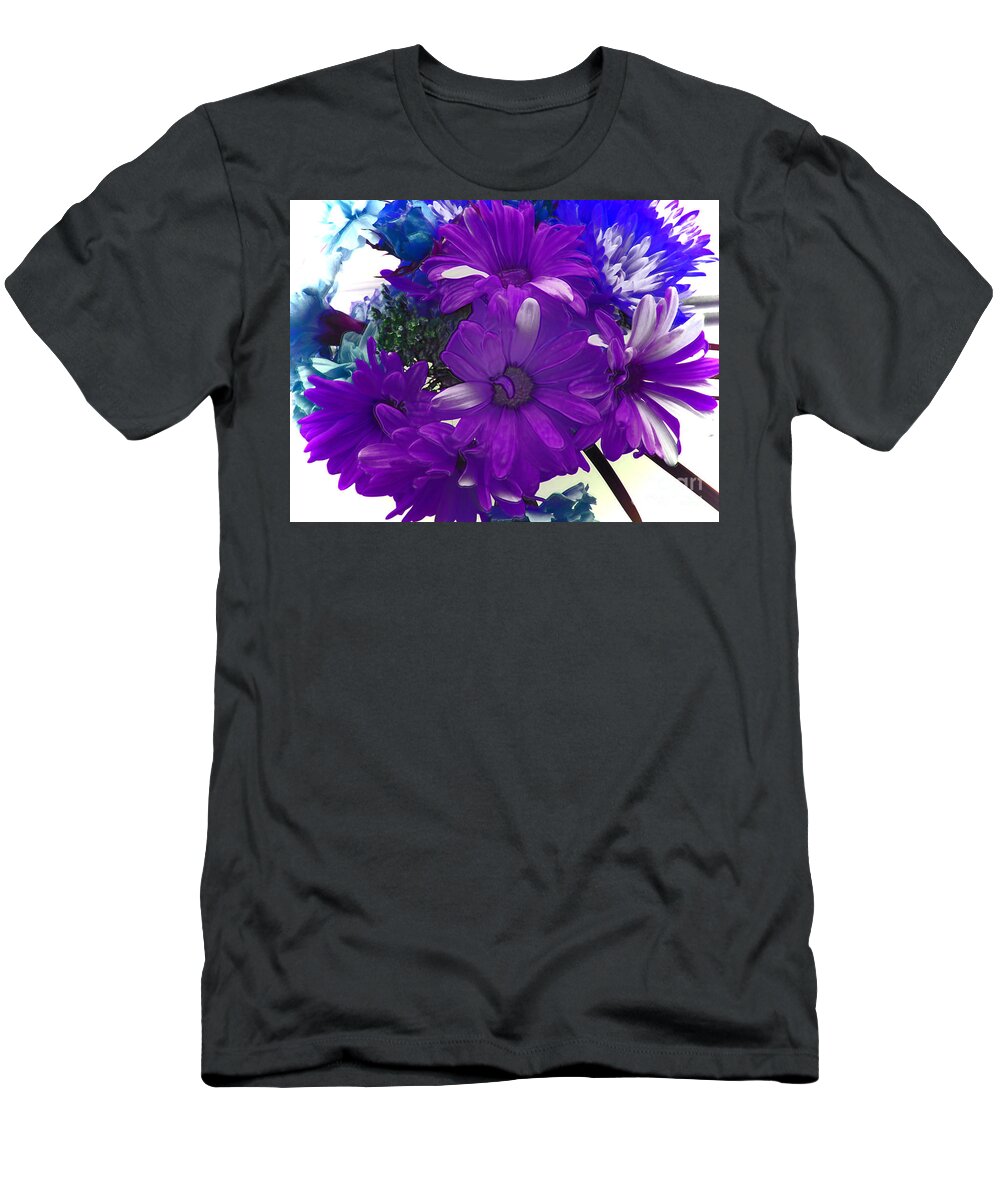 Flora T-Shirt featuring the photograph You Cannot Help But Love Beautiful Colored Flowers by Adri Turner