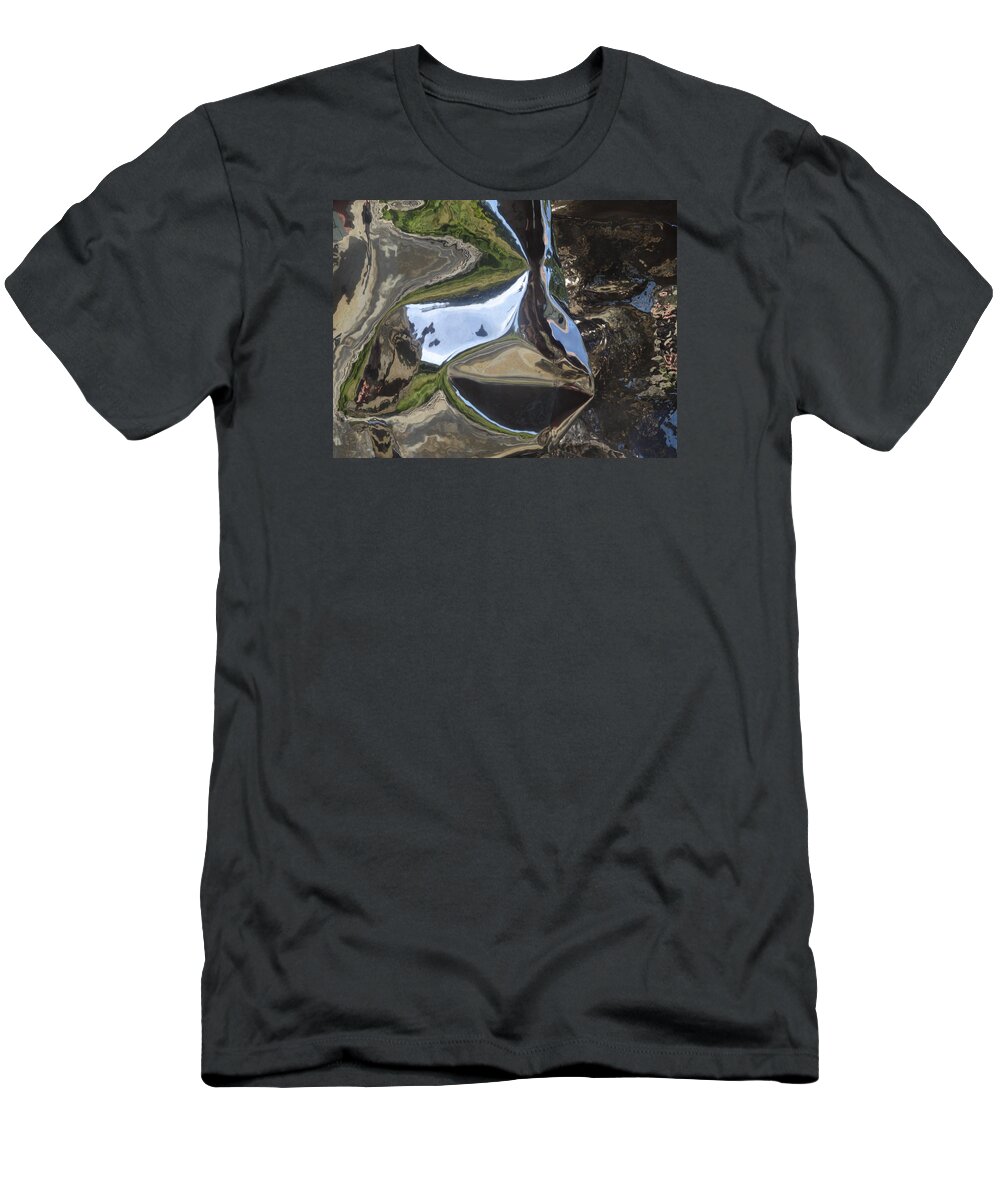 Abstract T-Shirt featuring the mixed media You Don't Say by Richard Laeton