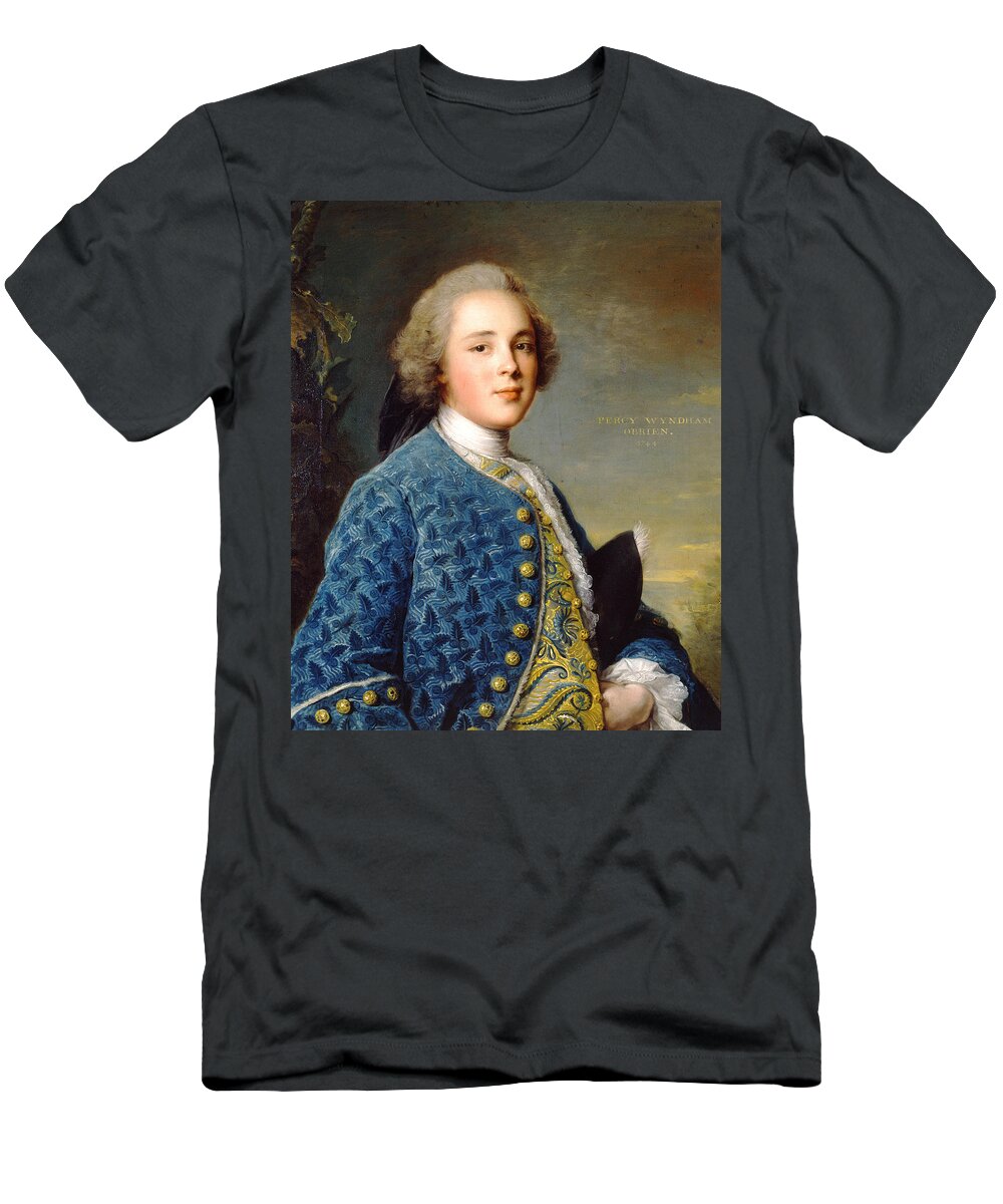 Jean-marc Nattier T-Shirt featuring the painting Young Boy Percy Wyndham by MotionAge Designs