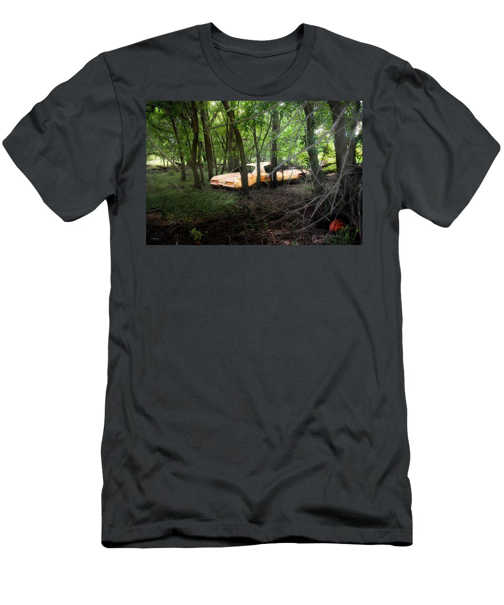Abandoned T-Shirt featuring the photograph Your automobile gonna fall apart by Micah Offman