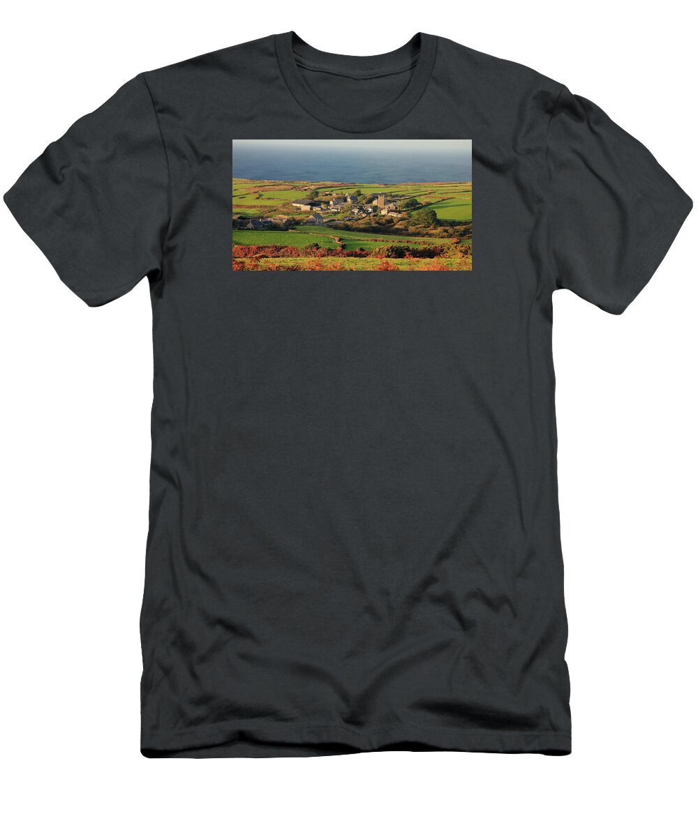 Zennor T-Shirt featuring the digital art Zennor by Julian Perry
