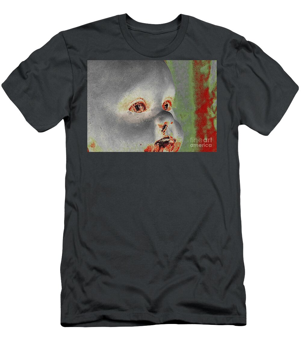 Zombie T-Shirt featuring the photograph Zombie Baby Three by Beverly Shelby