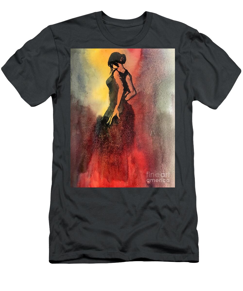 1322019 T-Shirt featuring the painting 1322019 by Han in Huang wong